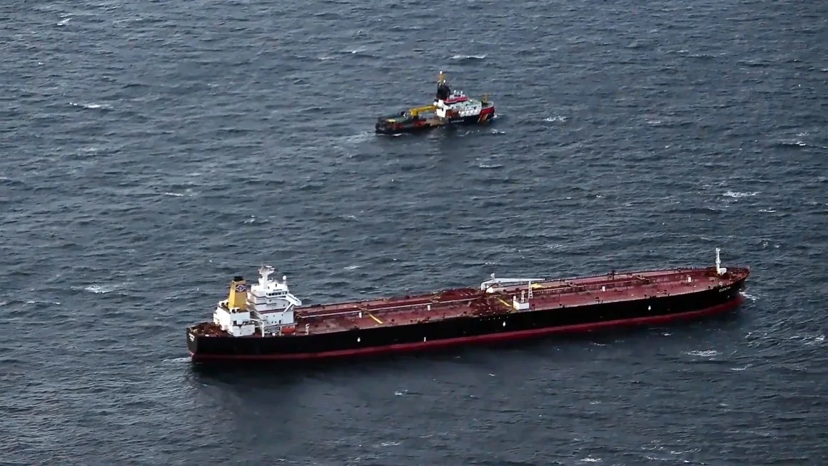 Germany Tows Russian Tanker from Russia's Shadow Fleet