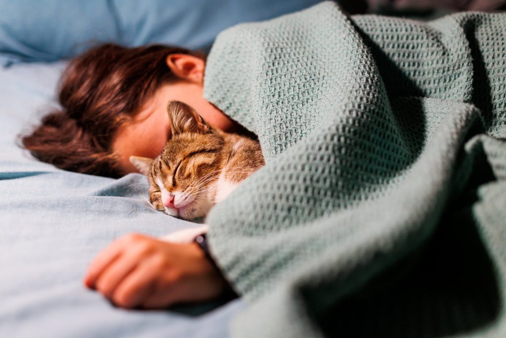 Sleeping with your cat