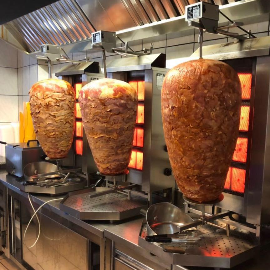 HT17. Hungarian Skewered Grilled Meat: A Street Food Delight
