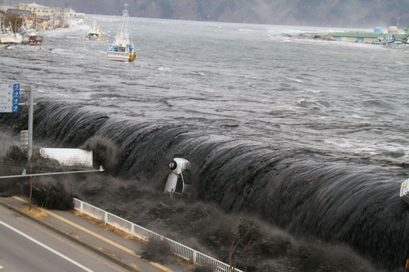 HT17. A 9.1 magnitude earthquake also caused a tsunami in the city of…