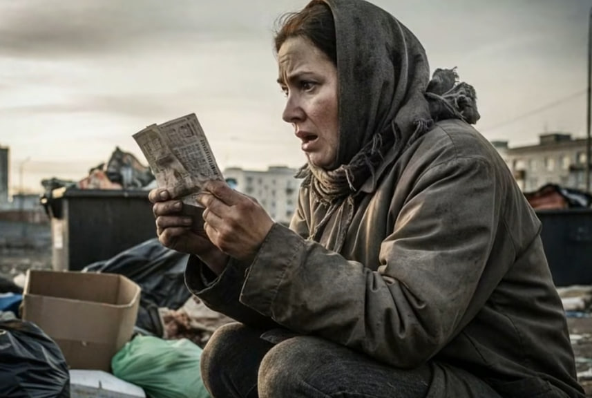 ST. Бездомна знайшла лотерейний квиток у сміттєвому баку, а коли перевернула його — здивувалася